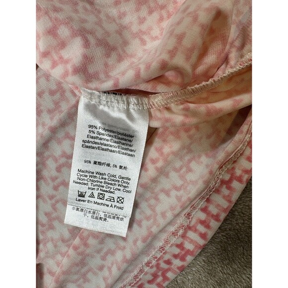 DKNY Printed Ruched Top Size Small - Picture 13 of 14